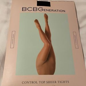 BCBG sheer control top pantyhose